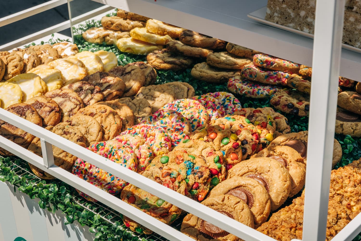 An array of The Cookie Bar cookies.